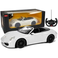 Daljinsko voden RC avto Porsche 911 carrera s rastar beli 1 12 6002