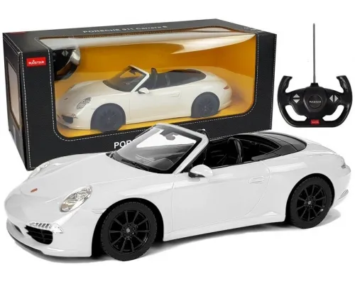 Daljinsko voden RC avto Porsche 911 carrera s rastar beli 1 12 6002