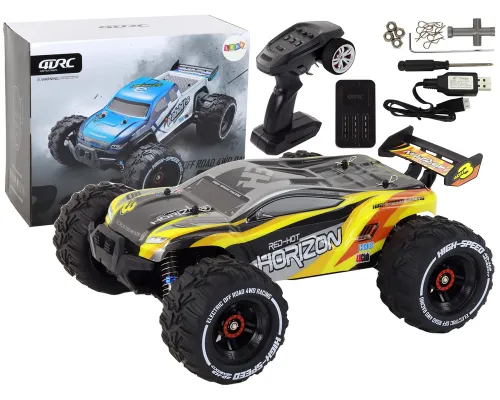 Daljinsko voden RC avto terenski 4 wheel drive rumeni 2 4g 16339
