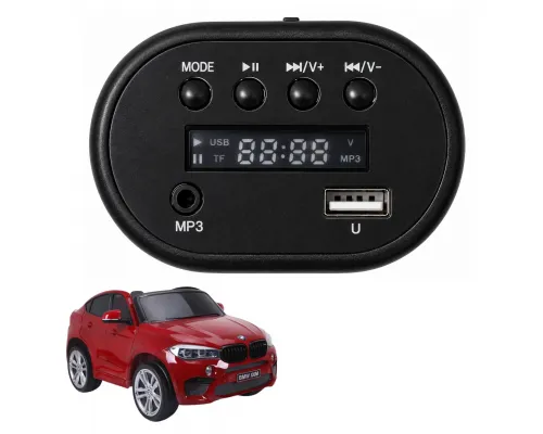 Radijski glasbeni panel za otroški avto BMW X6M