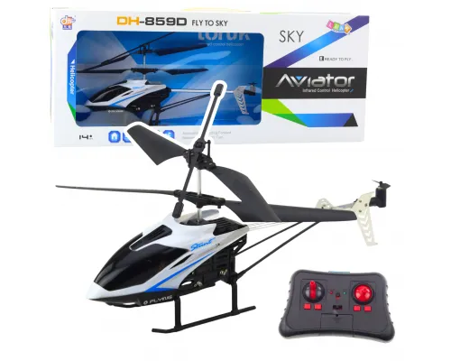 Daljinsko voden sobni RC helikopter Aviator DH-859D z LED lučmi in 360° rotacijo