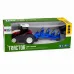 Daljinsko voden RC traktor dvojnim plugom rdeči 1 24 29725