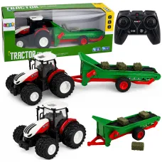 Daljinsko voden RC traktor s tekočim trakom bale 1 24 29728