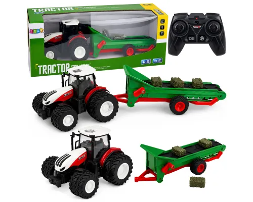 Daljinsko voden RC traktor s tekočim trakom bale 1 24 29728