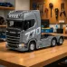 Daljinsko voden RC avto Scania huina 1501 tovornjak sivi srebrni 1 18 32329