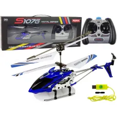 Daljinsko voden RC helikopter Syma s107g polnilni modri 12648