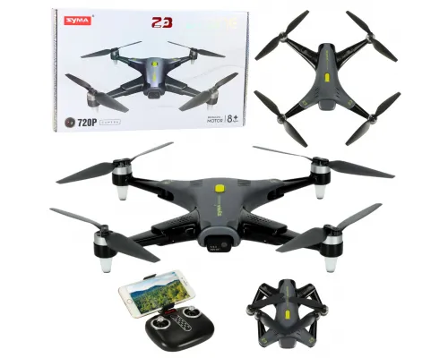 Daljinsko voden RC dron Syma z3 pro kamera HD WiFi črni 27883