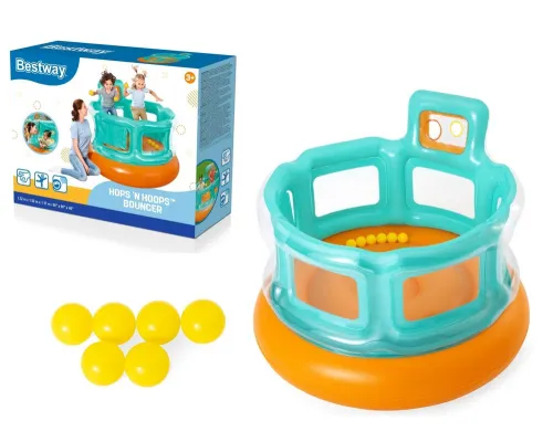 Napihljiv otroški trampolin 152 x 152 x 117 cm Bestway 52344