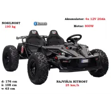 Otroški avto formula SX2358 na akumulator 4x 12V 20Ah; 800W; 4x4 🏎️