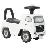 Otroški poganjalec avto Mercedes Actros (bel)