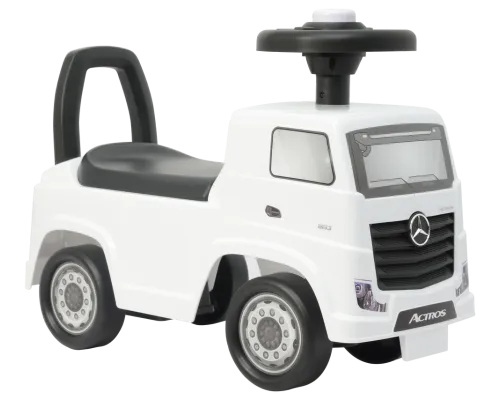 Otroški poganjalec avto Mercedes Actros (bel)