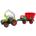 Daljinsko voden RC traktor sejalnica vrtljivimi grabljami 2 4g 21206