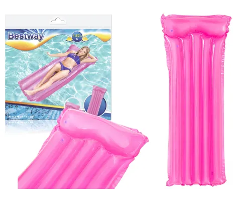 Napihljiva vodna blazina ležalnik roza Bestway 44013 183 x 76 cm