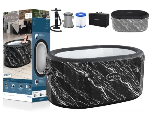 Napihljiva ledena kad Lay-Z-Spa Glacial Dip Bestway 6002Q (152 x 92 x 71 cm) za hladno regeneracijo