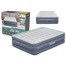 Dvosedežna visoka napihljiva postelja Bestway 6713I Tritech Queen 203 x 152 x 51 cm