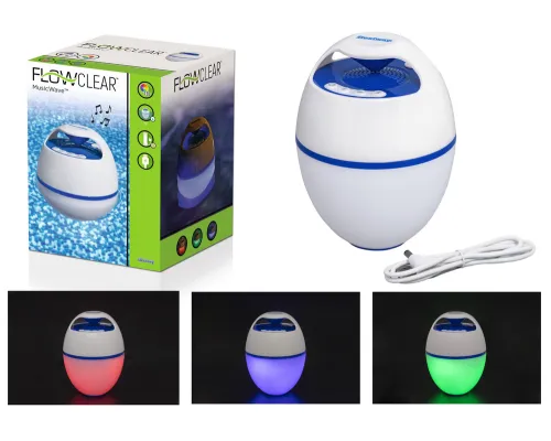 Plavajoči vodoodporni LED zvočnik z Bluetooth Bestway 58700