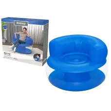 Napihljiv udobni stol fotelj moder Bestway 75138 112 x 112 x 70 cm