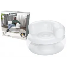 Napihljivi Foteljj bel 112 x 112 x 70 cm Bestway 75138