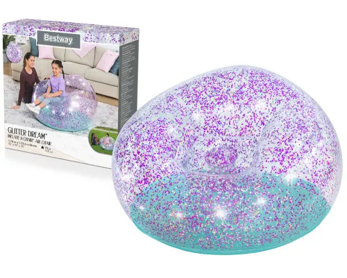 Napihljivi Foteljj z bleščicami 114 x 112 x 66 Bestway 75115