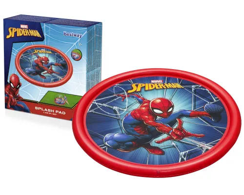 Napihljiva bazenska podloga z vodometom Spider-Man Bestway 98792