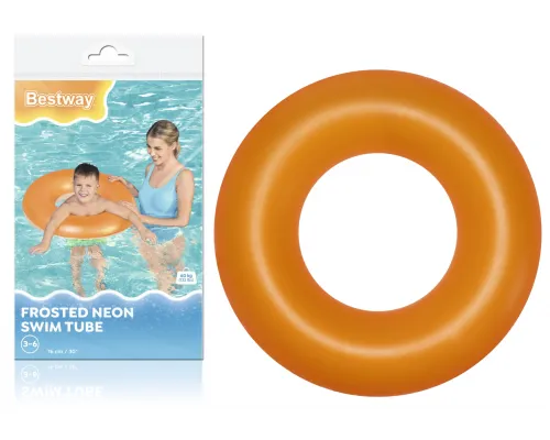 Napihljivi obroč za plavanje oranžni Bestway 36024 76 cm