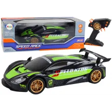 Daljinsko voden RC avto large sports 1 10 zeleni črni 17359