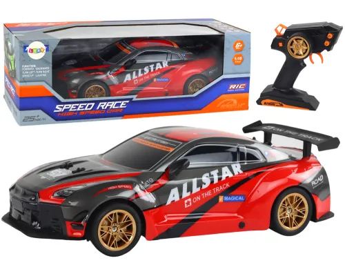 Daljinsko voden RC avto large sports 1 10 rdeči 17358