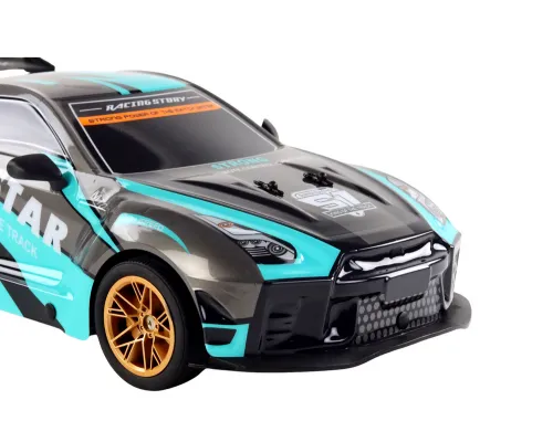 Daljinsko voden RC avto large sports 1 10 turquoise črni 17357