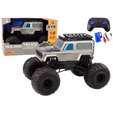 Daljinsko voden RC avto large terenski suv 2 4g 1 6 sivi 17833