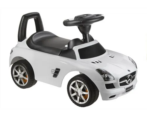 Otroški avto poganjalec Mercedes-Benz SLS AMG beli