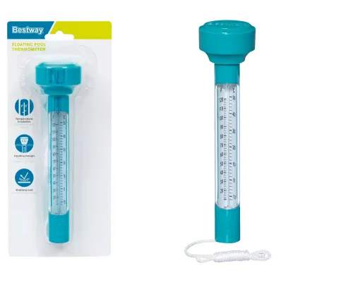 Plavajoči bazenski termometer modri Bestway 58072