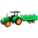 Daljinsko voden RC traktor zeleni farm s prikolico 22935