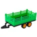 Daljinsko voden RC traktor zeleni farm s prikolico 22935