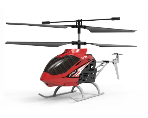 Daljinsko voden večji RC helikopter Syma S39H 2.4GHz z dometom 30 m - Rdeči