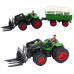 Daljinsko voden RC traktor s prikolico vilicami dvojnimi kolesi 21207