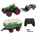 Daljinsko voden RC traktor s prikolico vilicami dvojnimi kolesi 21207