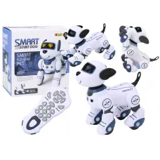 Interaktivni daljinsko voden RC robot kuža plešoči poslušni modri 19740
