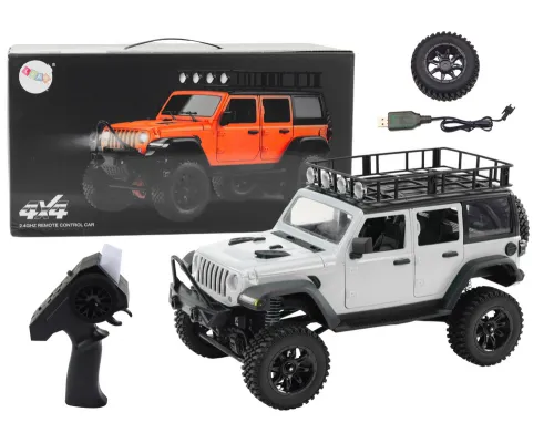 Daljinsko voden RC avto 2 4g terenski vehicle 4x4 sivi 18563