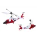 Daljinsko voden RC helikopter Syma S111H z žiroskopom in kovinskim ogrodjem - Rdeči