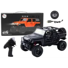 Daljinsko voden RC avto terenski vehicle 2 4g 4x4 drive črni 18561
